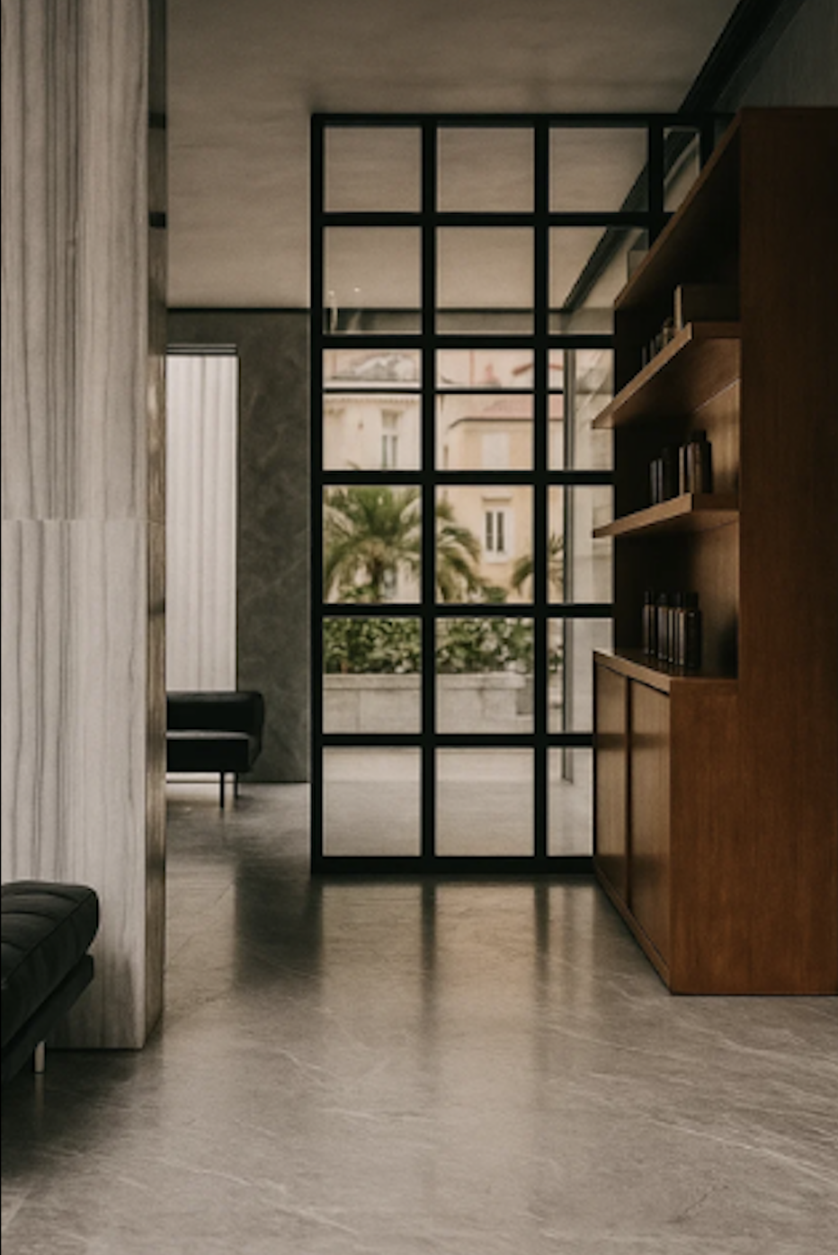 Thom Browne type-focused layout